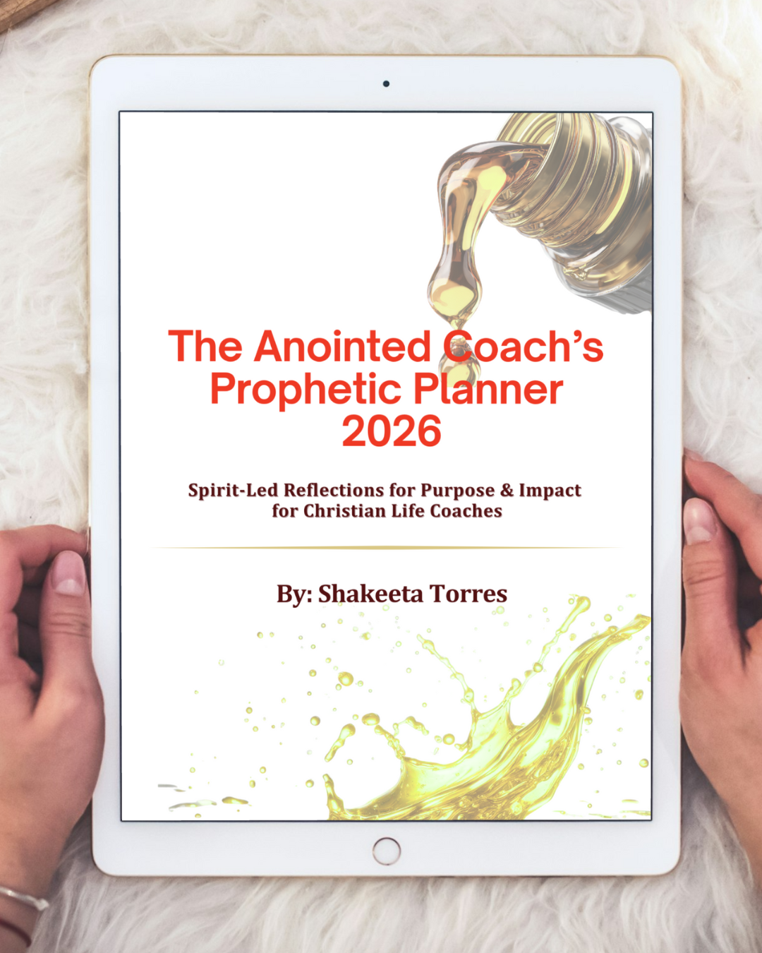 The Anointed Coach’s Prophetic Planner 2026 (PDF Fillable)